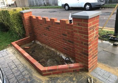 Garden Wall With Planter