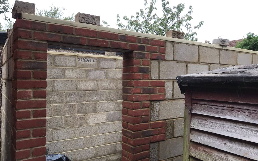 Knock Down Old Wooden Garage & re Build Brick Block