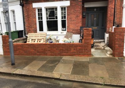 Garden Wall Red Rubber Bricks
